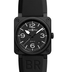 Replica Bell&Ross BR 03-92 Aviation Ceramic Black matte BR0392-BL-CE