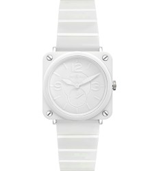 Bell & Ross Ceramic Quartz 39mm Ladies  Watch Replica BR S White Ceramic Phantom