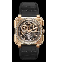 Replica Bell & Ross BR-X1 TOURBILLON ROSE GOLD DIAMONDS