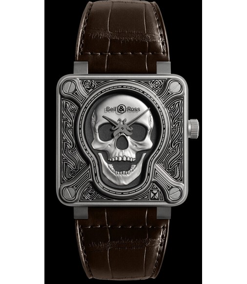 Replica Bell & Ross BR 01 BURNING SKULL