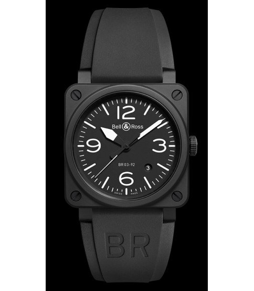 Replica Bell & Ross BR 03-92 BLACK MATTE