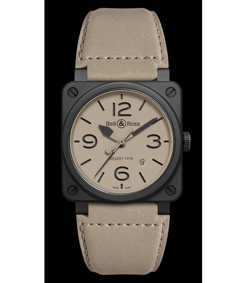 Replica Bell & Ross BR 03-92 DESERT TYPE CERAMIC