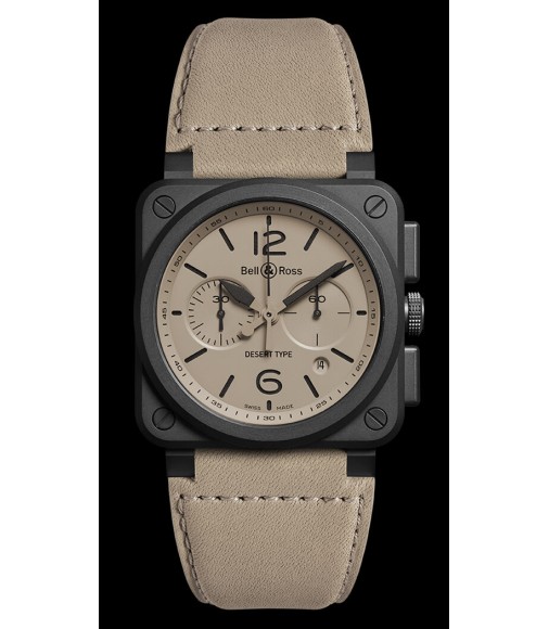 Replica Bell & Ross BR 03-94 DESERT TYPE CERAMIC