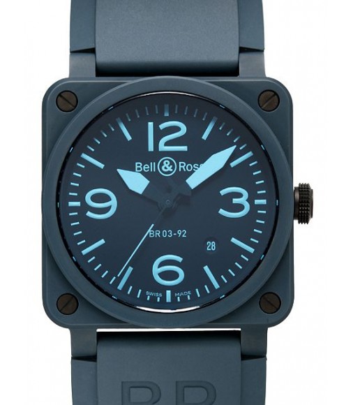 Replica Bell&Ross BR 03-92 Blue Ceramic BR0392-CERAM-BLUE