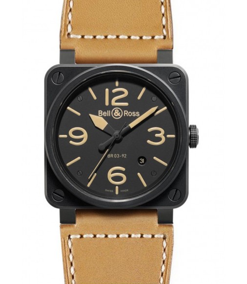 Replica Bell&Ross BR 03-92 Ceramic Heritage BR0392-HERITAGE-CE