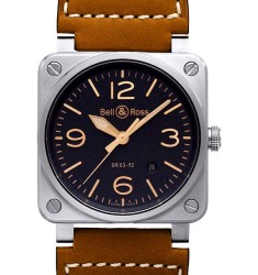 Replica Bell&Ross BR 03-92 Golden Heritage BR0392-ST-G-HE/SCA