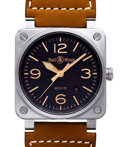 Replica Bell&Ross BR 03-92 Golden Heritage BR0392-ST-G-HE/SCA