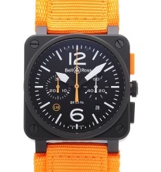 Replica Bell&Ross BR 03-94 Carbon Orange Limited Edition BR0394-O-CA