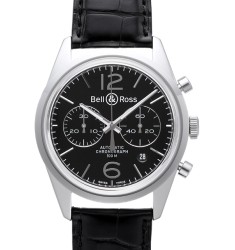 Replica Bell&Ross BR 126 Officer BRG126-BL-ST-SCR