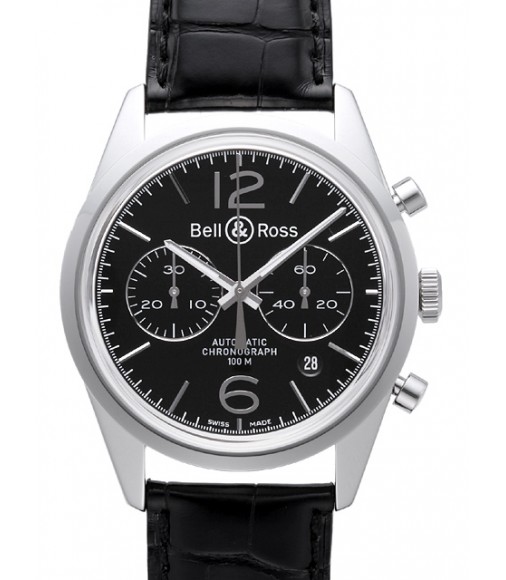 Replica Bell&Ross BR 126 Officer BRG126-BL-ST-SCR