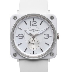 Replica Bell&Ross BR S Quartz White ceramic BRS-WH-CERAMIC-SRB