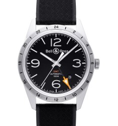 Replica Bell&Ross BR 123 GMT Officer BRV123-BL-GMT/SRB