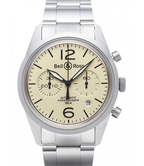 Replica Bell&Ross BR 126 Original Beige BRV126-BEI-ST-SST