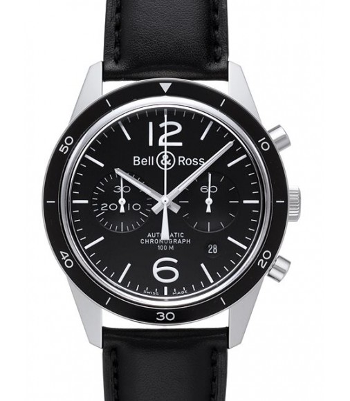 Replica Bell&Ross BR 126 Black Bezel BRV126-BL-BE-SCA