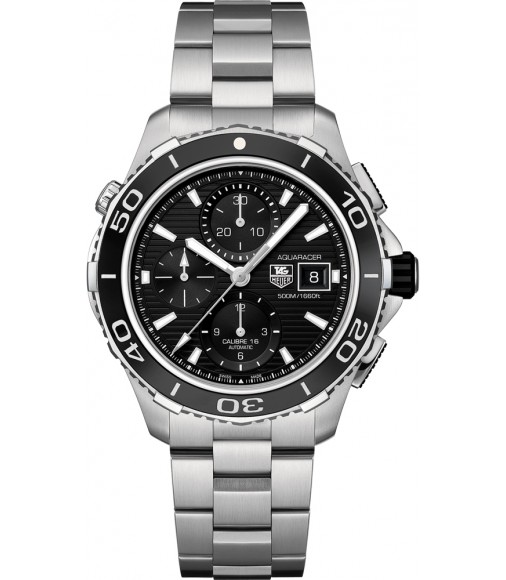 Tag Heuer Aquaracer 500 M Calibre 16 Automatic Chronograph 43 mm Watch Replica CAK2110.BA0833