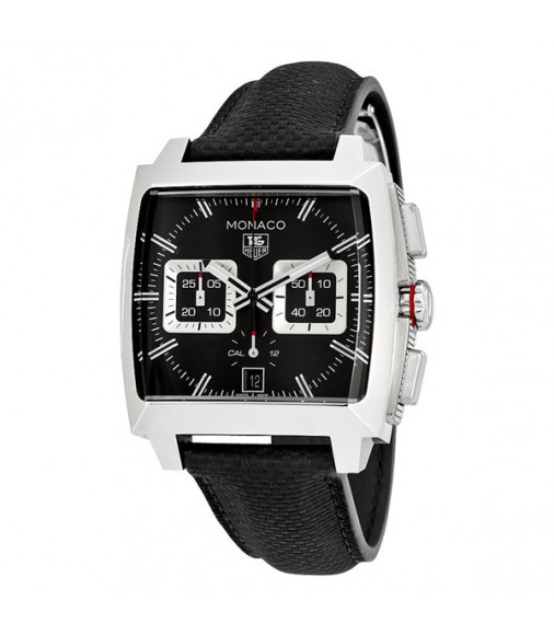 Tag Heuer Monaco Black Opalin Dial Automatic Men's Chronograph Watch CAL2113.FC6536 Replica