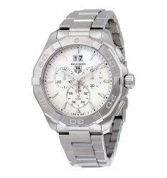 Tag Heuer Aquaracer Chronograph Silver Dial CAY1111.BA0927 Replica