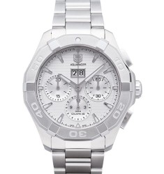 Tag Heuer Aquaracer Automatic Chronograph Silver Dial CAY211Y.BA0926 Replica