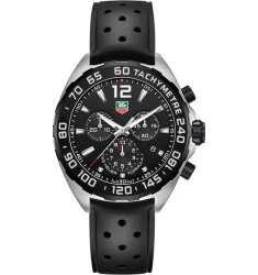 Tag Heuer Formula 1 Chronograph Black Dial Black Rubber CAZ1110.FT8023 Replica