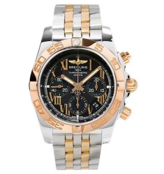 Breitling Chronomat 44 Rose Gold and Steel Watch Replica CB011012/B957-375C