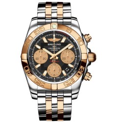Breitling Chronomat 41 Steel & Rose Gold Mens Watch Replica CB014012/BA53/378C