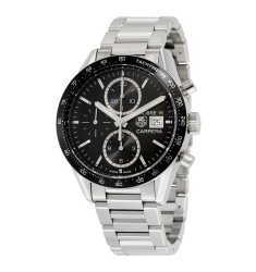 Tag Heuer Carrera Black Dial Chronograph Automatic CV201AJ.BA0727 Replica