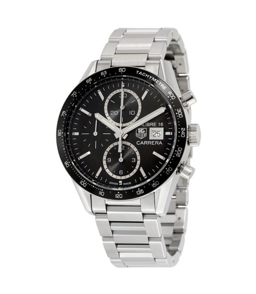 Tag Heuer Carrera Black Dial Chronograph Automatic CV201AJ.BA0727 Replica