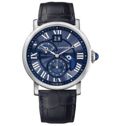 Rotonde de Cartier Second Time Zone Day/Night Blue Heaven Replica