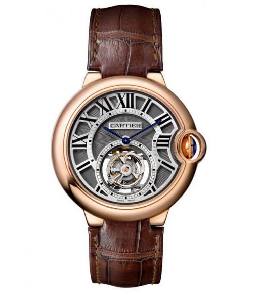 Ballon Bleu de Cartier Flying Tourbillon Pink Gold W6920104 Replica