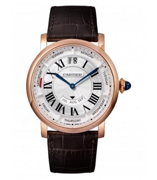 Rotonde de Cartier Annual Calendar Pink Gold WHRO0002 Replica