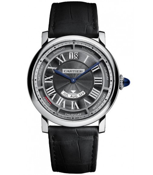 Rotonde de Cartier Annual Calendar White Gold WHRO0003 Replica