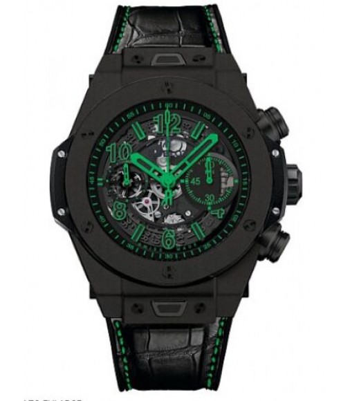 Hublot Big Bang Unico All Black Green Replica