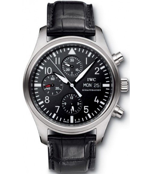 IWC Classic Pilot's Automatic Chronograph Mens Watch IW371701