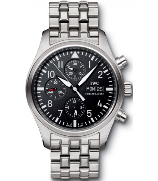 IWC Classic Pilot's Automatic Chronograph Mens Watch IW371704