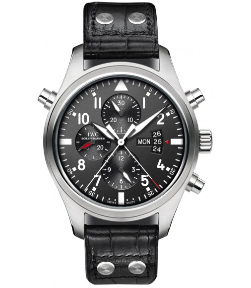 IWC Pilot's Double Chronograph Mens Watch IW377801