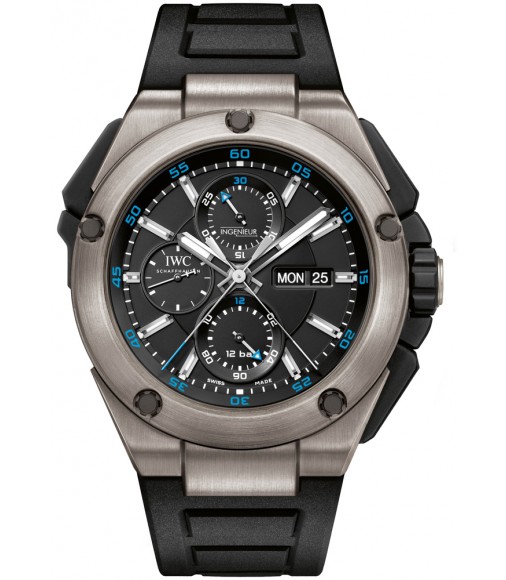 IWC Ingenieur Double Chronograph 45mm Mens Watch IW386503