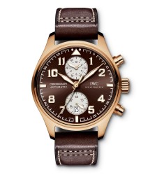 IWC Classic Pilots Chronograph Automatic Edition Antoine de Saint-Exupery Rose Gold watch IW387805