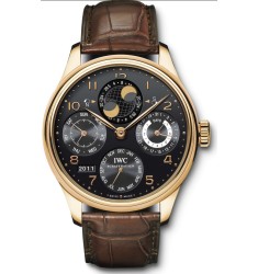 IWC Portuguese Perpetual Calendar Hemisphere Moonphase Mens Watch IW502122