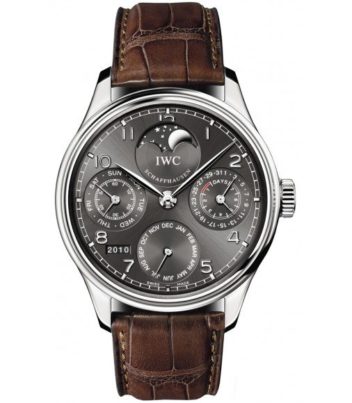 IWC Portuguese Perpetual Calendar Perpetual Moonphase Mens Watch IW502303