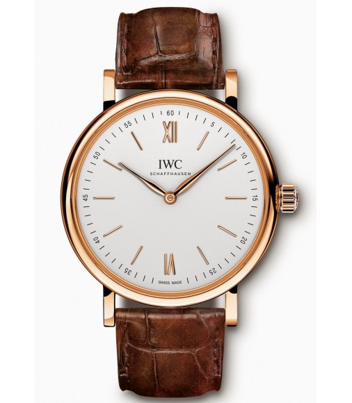 IWC Portofino Hand-Wound Pure Classic(Rose Gold) Replica