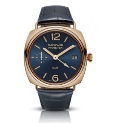 Panerai Radiomir GMT Oro Rosso Blue Dial Men's