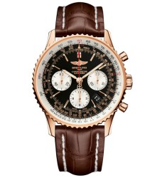 Breitling Navitimer 01 Rose Gold Mens Watch Replica RB012012/BA49/740P