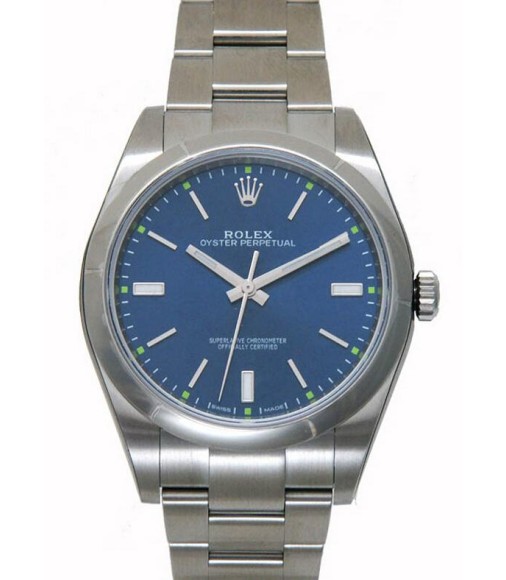 Rolex Oyster Perpetual 39mm 114300 Blue Dial