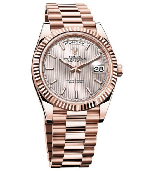 Rolex Oyster Perpetual Day Date 40 228235 Pink Gold