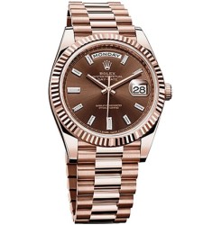 Rolex Oyster Perpetual Day Date 40 228235 Chocolate Dial