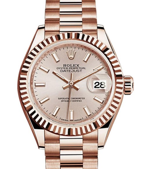 Rolex Oyster Perpetual Lady-Datejust 28 279175 Everose Gold