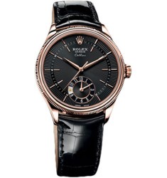 Rolex Cellini Dual Time Everose Gold 50525 bkbk