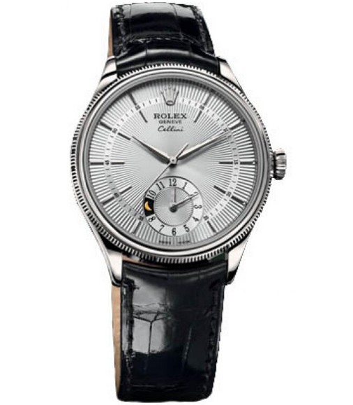 Rolex Cellini Dual Time White Gold 50529 sbk