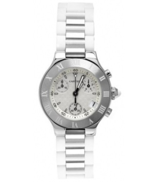Cartier Must 21 Chronoscaph Ladies Watch Replica W10197U2