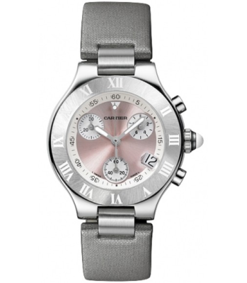 Cartier Must 21 Chronoscaph Ladies Watch Replica W1020012